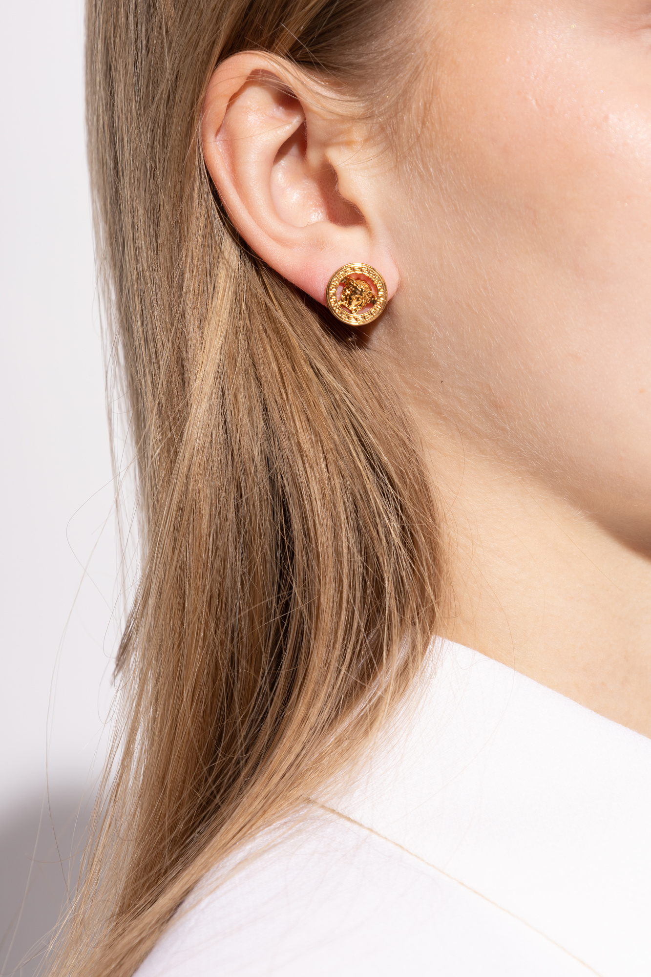 Versace Earrings with Medusa Head | Men's | Vitkac